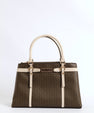 Perrez Satchel Bag - Brown