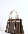 Perrez Satchel Bag - Brown