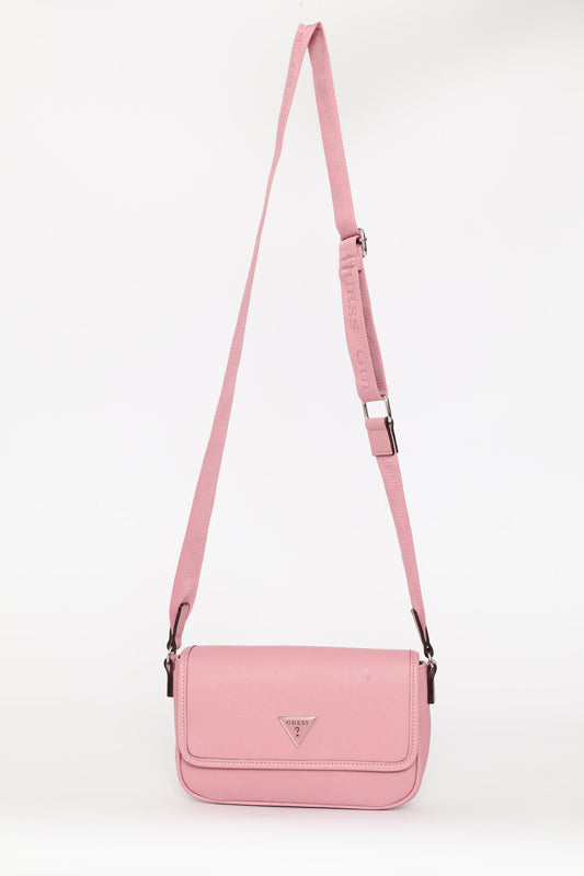Viviette Double Zip Crossbody Bag - Rose