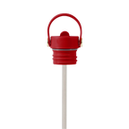 Field Bottle Sip Lid & Metal Straw / Lobster Red