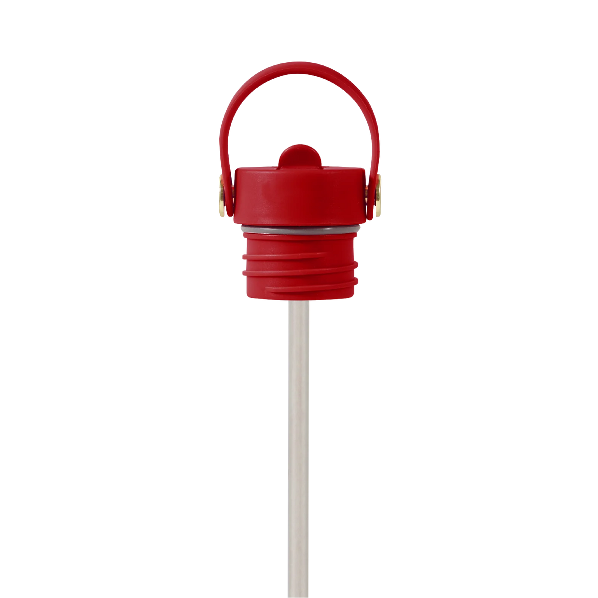 Field Bottle Sip Lid & Metal Straw / Lobster Red