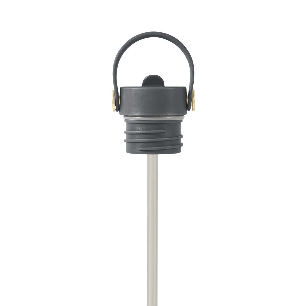 Field Bottle Sip Lid & Metal Straw / Oyster Grey