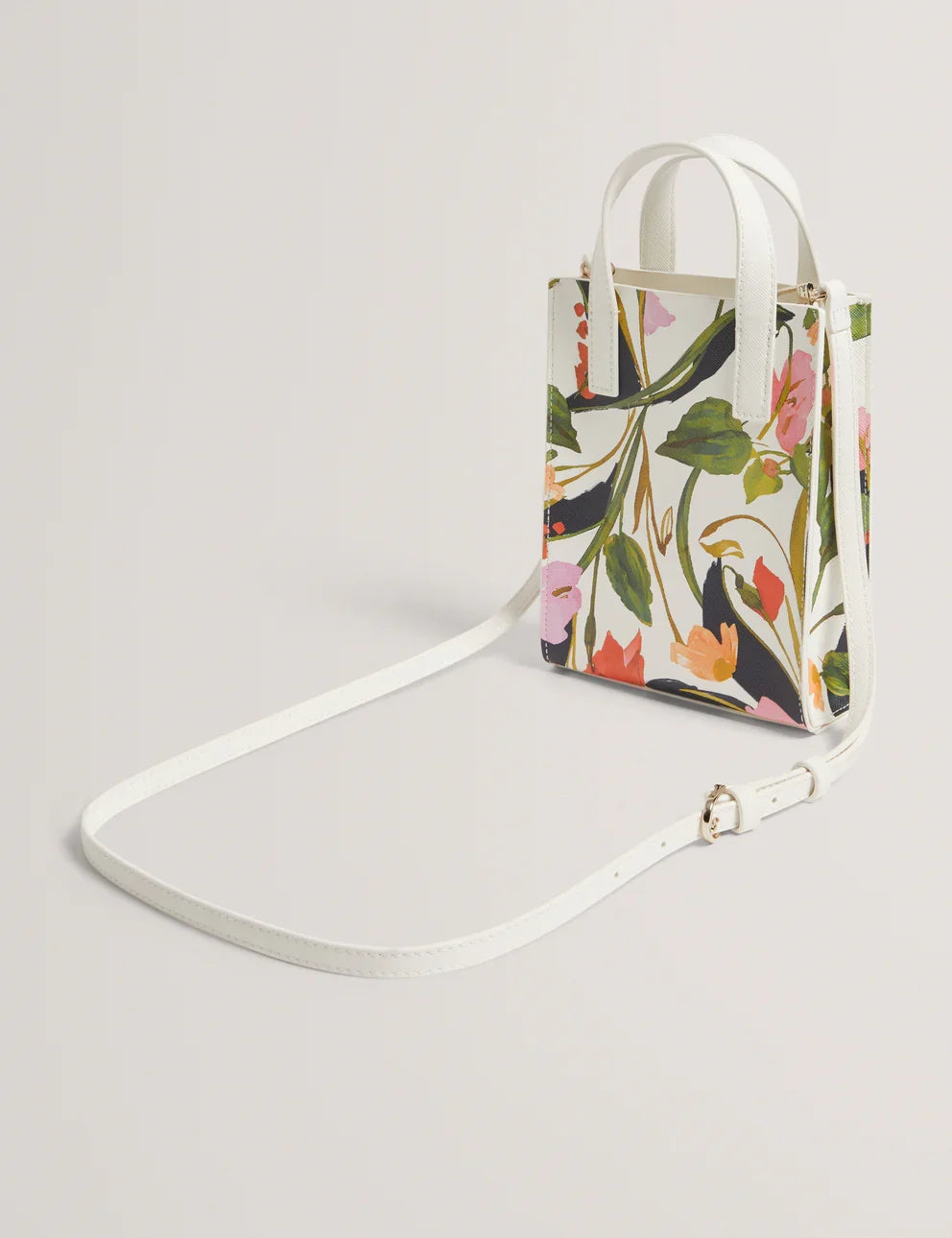 Women's FLOWEIA-Floral Printed Mini Icon Bag