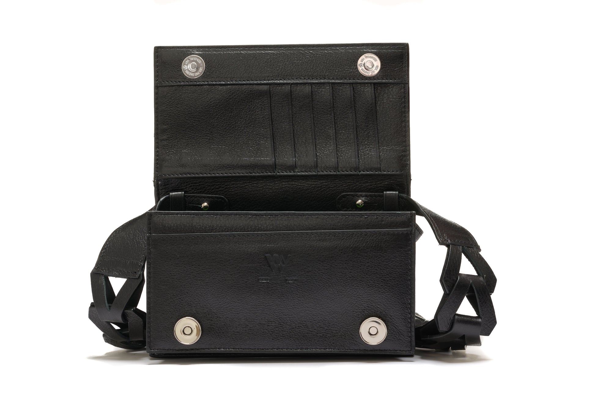 Black Georgia Crocodile Leather Clutch Bag Bellabags Bellabags