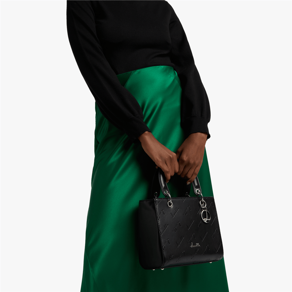 Embossed Branded Mini Tote Bag - By Luella - Invoque
