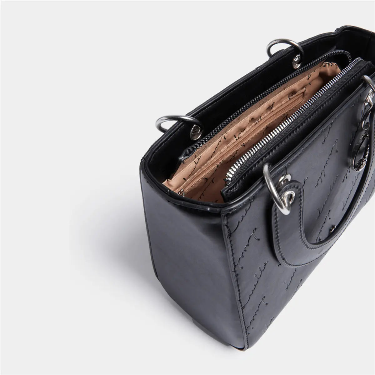 Embossed Branded Mini Tote Bag - Bellabags Luella