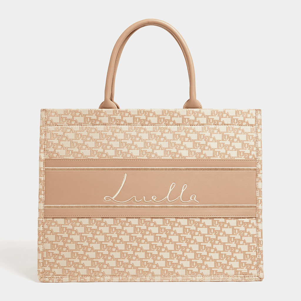Large Jacquard Tote Bag - By Luella - Invoque