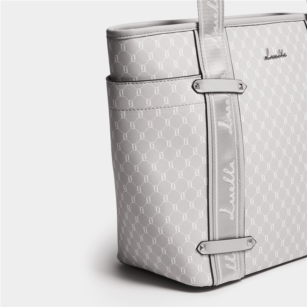 Logo Webbing Strap Side Pocket Shopper - By Luella - Invoque
