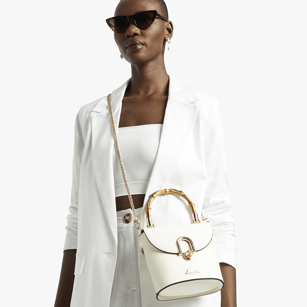 Bamboo Handle Mini Bag - By Luella - Invoque