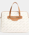 Monogram Print Laptop Bag - Bellabags Luella
