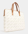 Monogram Print Laptop Bag - Bellabags Luella