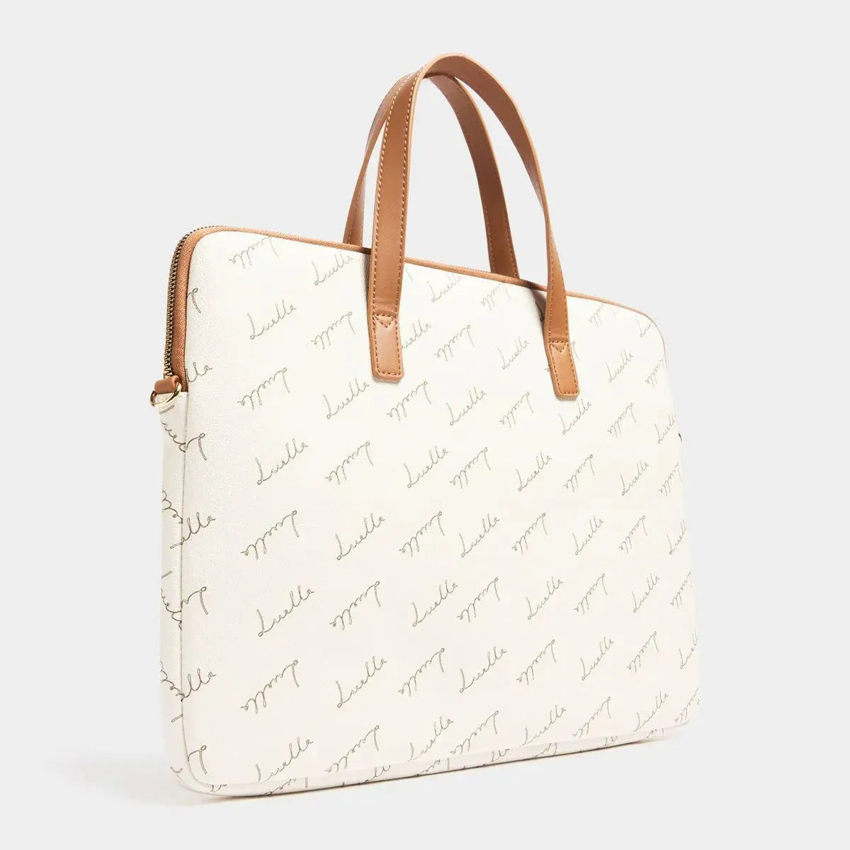 Monogram Print Laptop Bag - Bellabags Luella