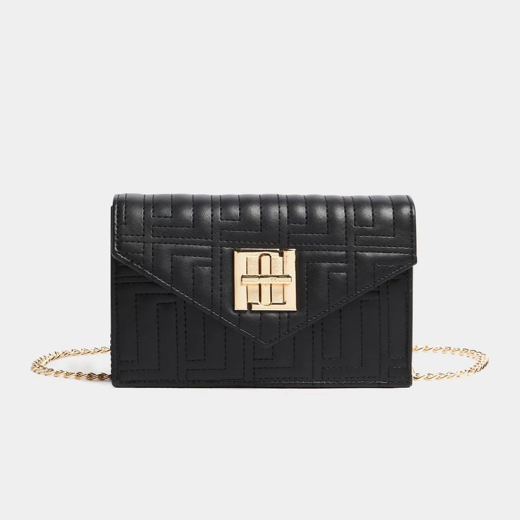 Embroidered Chain Wallet - By Luella - Invoque