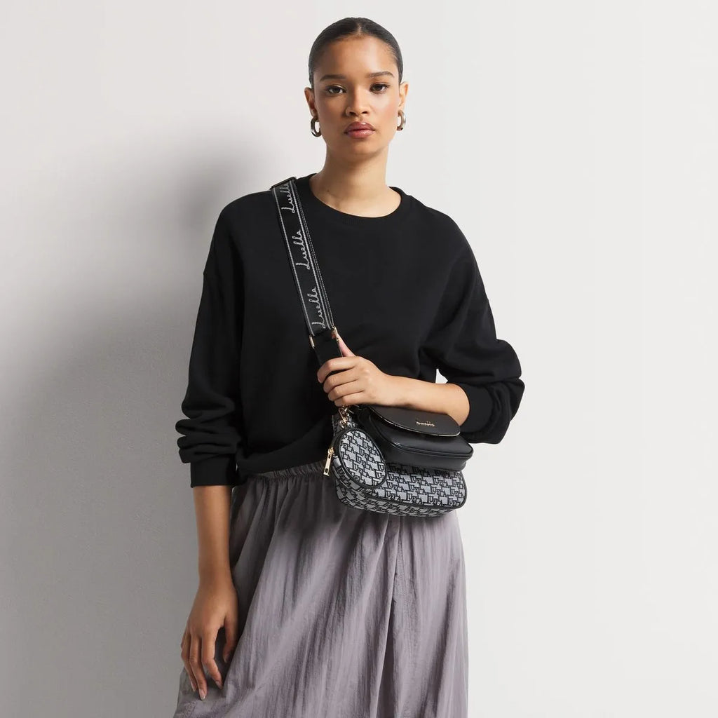 Jacquard Removable Pouch Crossbody Bag - By Luella - Invoque