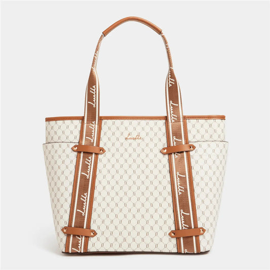 Logo Strap Side Pocket Shopper - Bellabags Luella