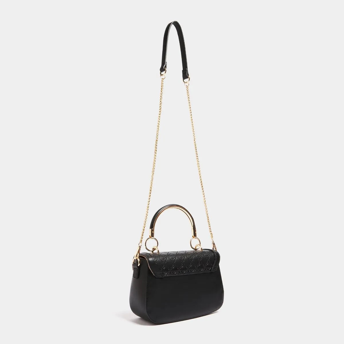 Metal Handle Embroidered Mini Crossbody Bag - By Luella - Invoque
