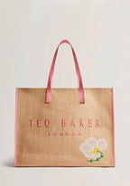 Women's FLORAFF-Floral Applique Extra Large Icon Bag