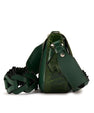 Green Lee Ostrich Leg Leather Shoulder Bag Bellabags Bellabags