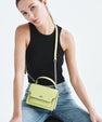 Millie Leather Top Handle Crossbody - Bellabags DKNY