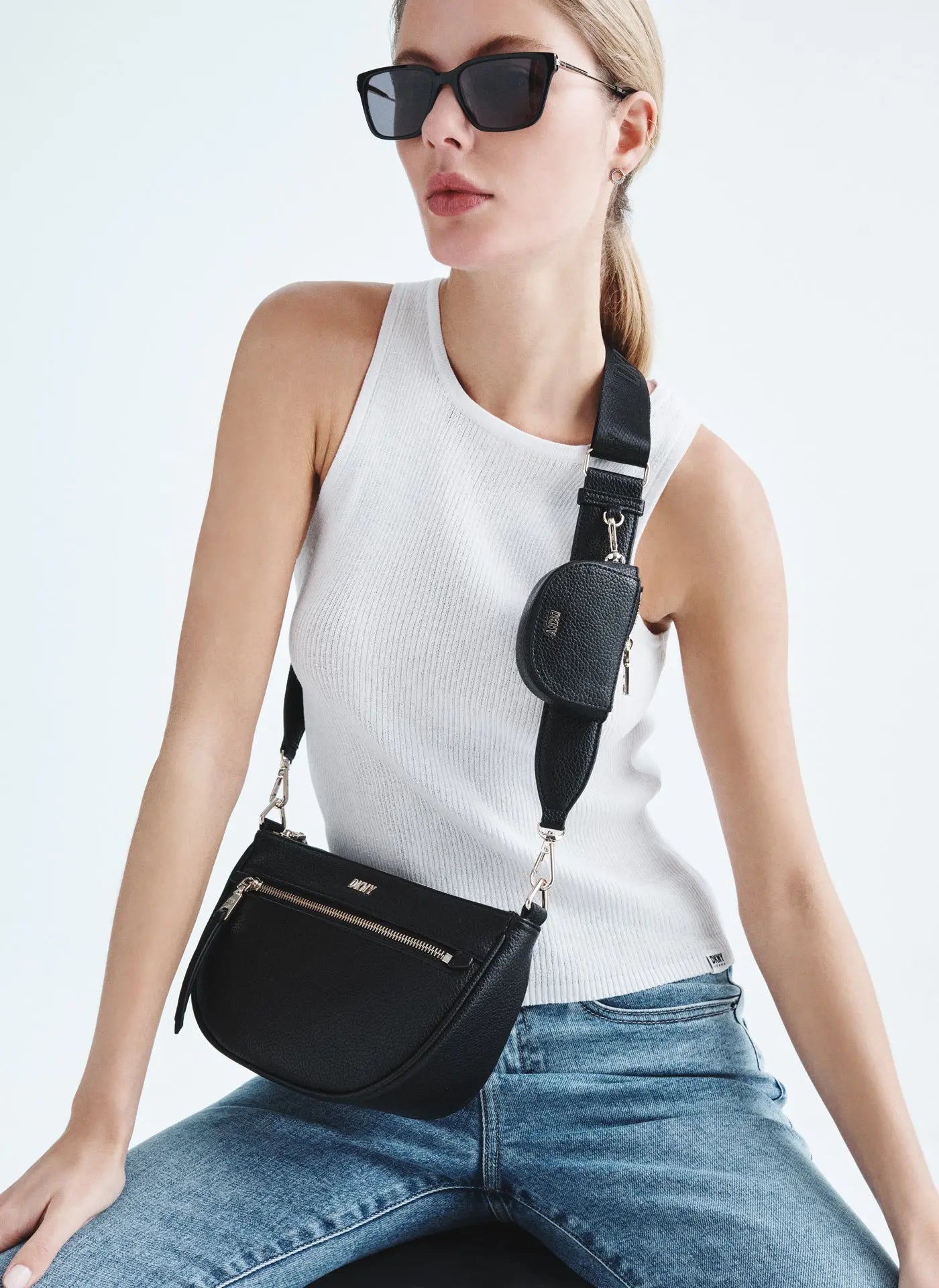 ZOIE CREST CROSSBODY - Bellabags DKNY