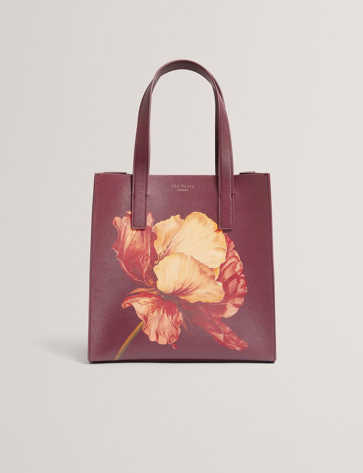 SHIMINA: Printed Flower Small Icon Bag