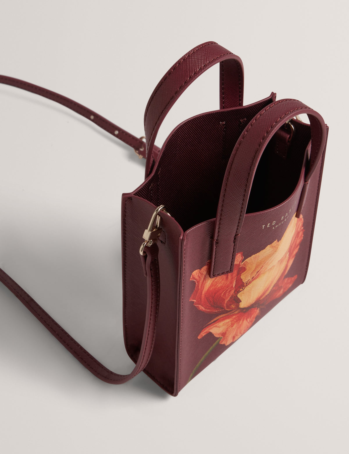 SHILEE: Printed Flower Mini Icon Bag