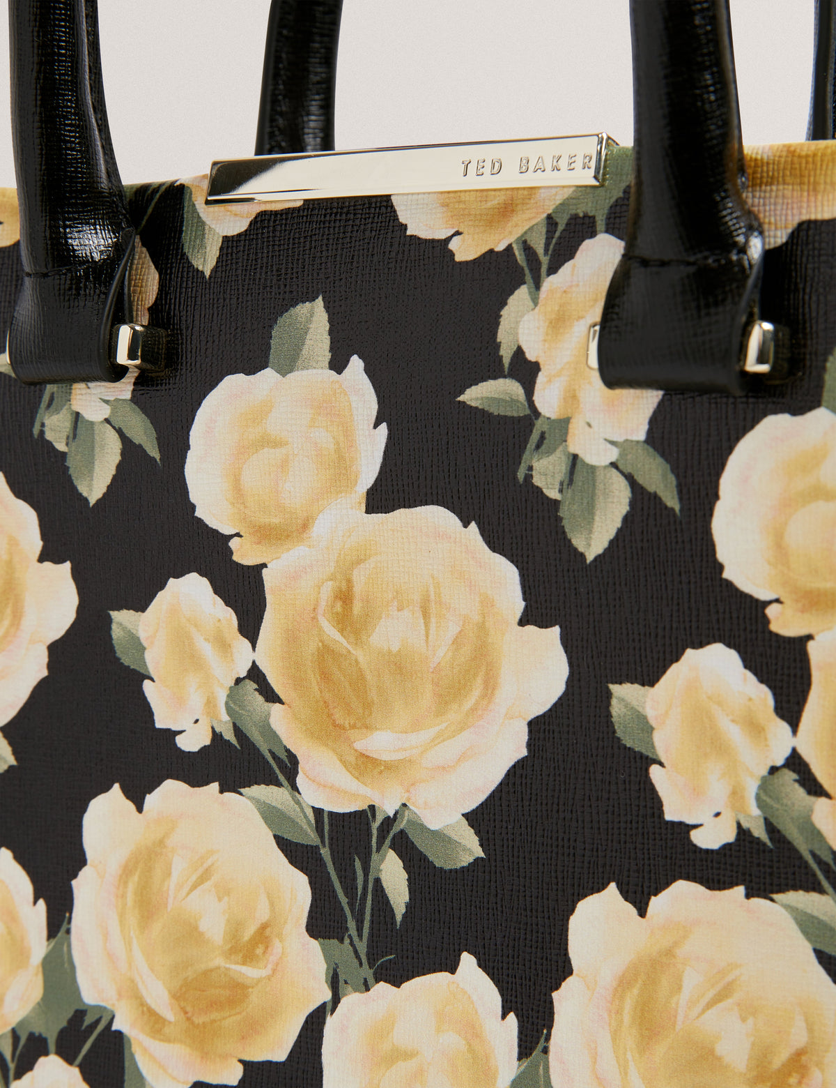 RENNIIA: Bar Detail Small Printed Tote Bag