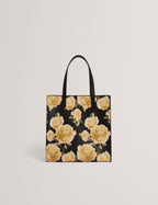 TERACON: Floral Print Large Icon Bag