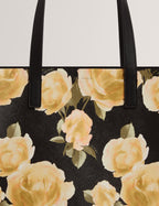 TERACON: Floral Print Large Icon Bag
