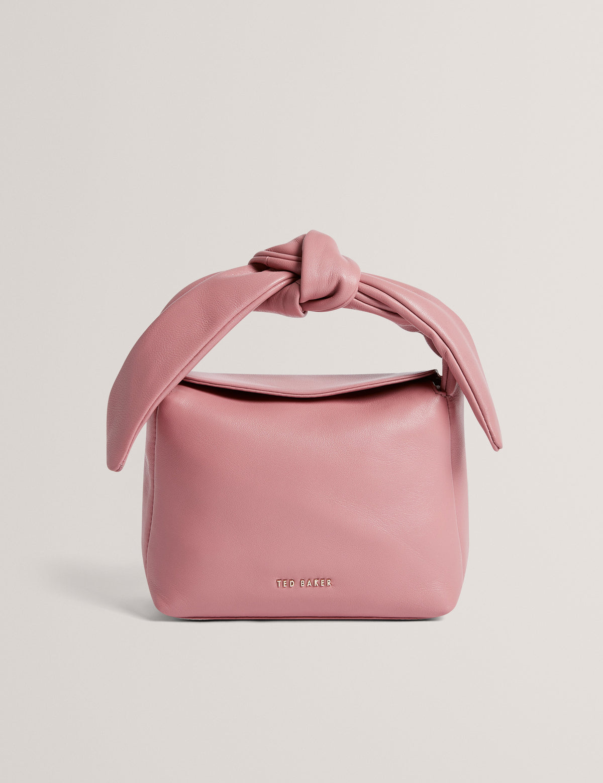 NIYAL: Soft Knot Bow Leather Xbody Bag