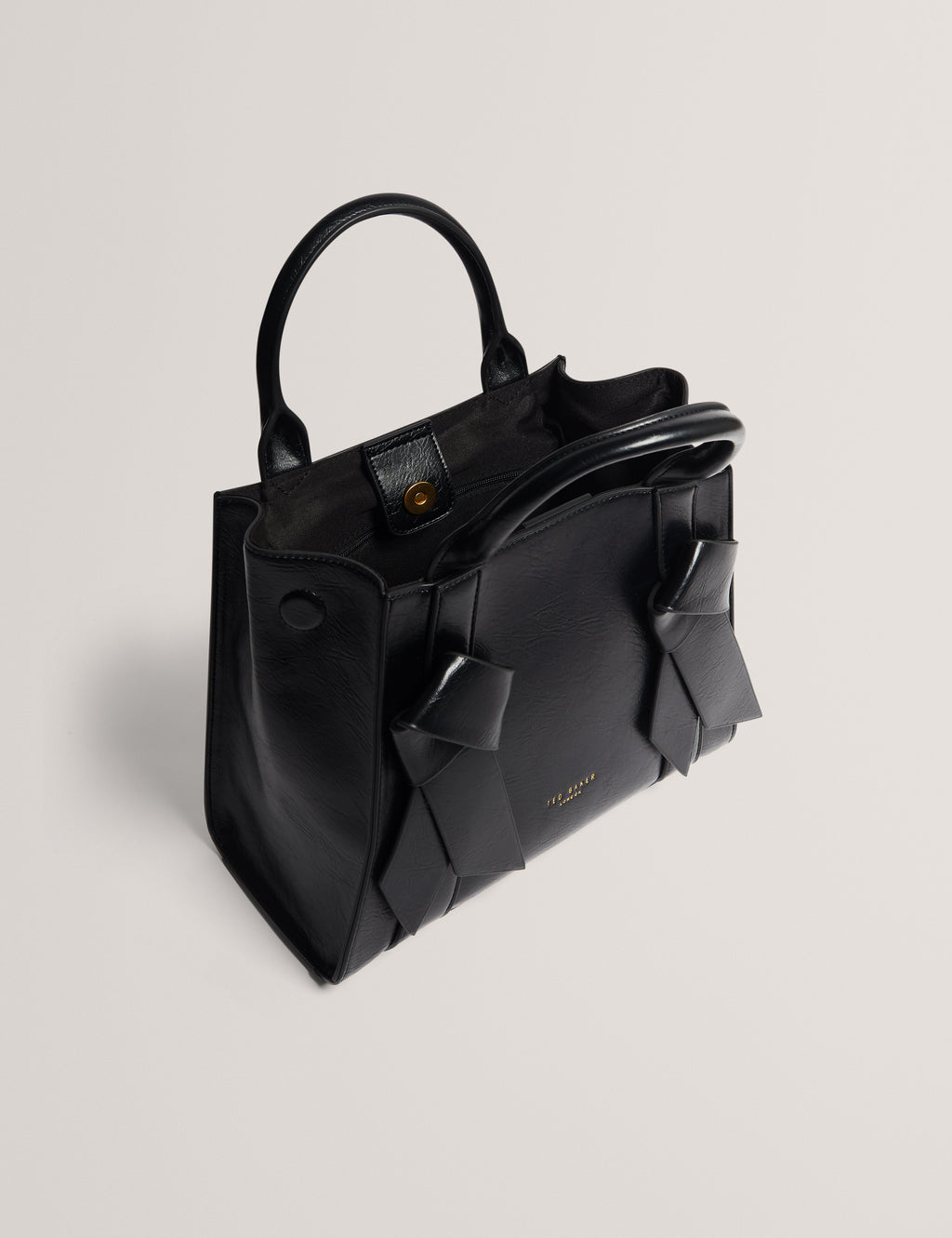 SANIEE: Knot Bow Medium Tote Bag
