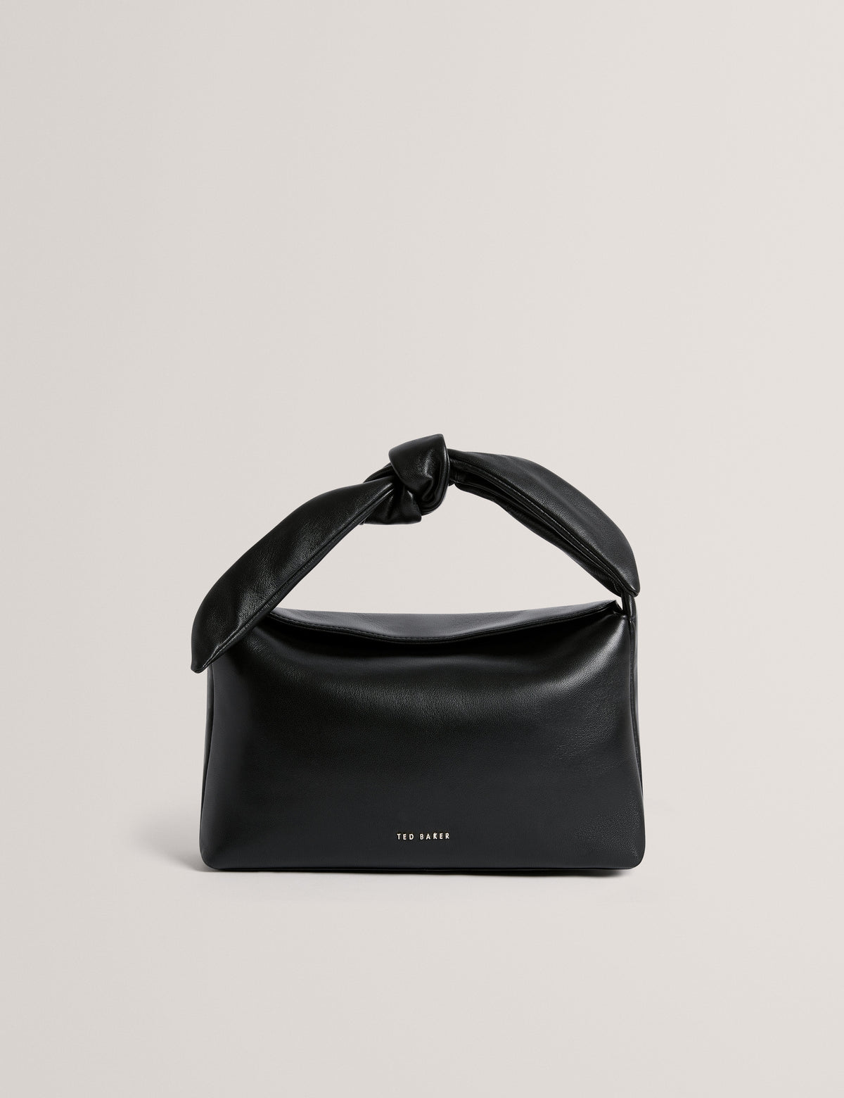 NYAAL: Soft Knot Bow leather Shoulder Bag