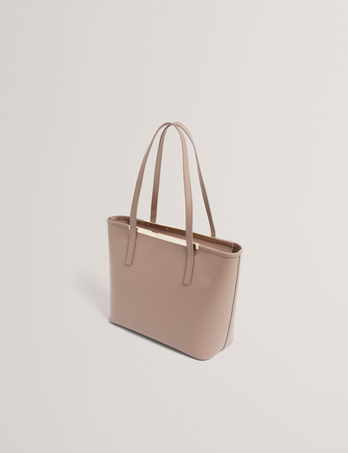 HAYLEYZ: Saffiano Leather Small Shopper Bag