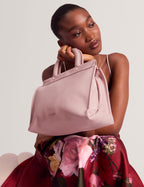ROLLIA: Grab Handle Medium Tote Bag