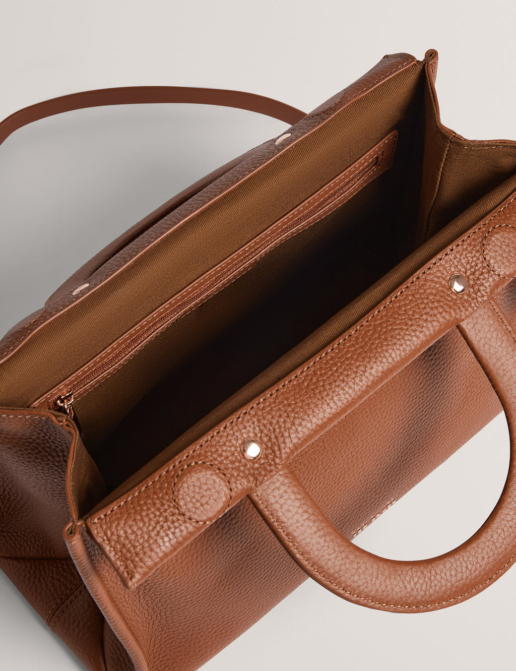 ROLLIA: Grab Handle Medium Tote Bag