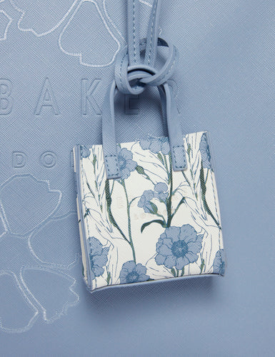 SAMAL: Floral Large Icon Bag With Charm