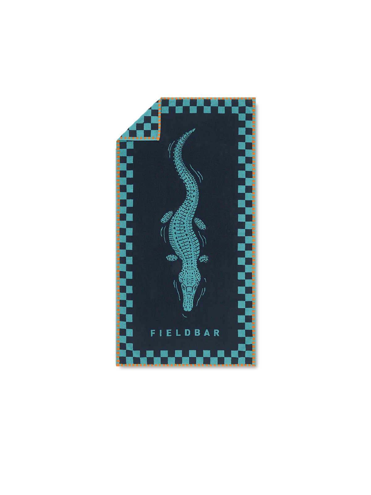 Seabed Beach & Bath Towel / Sea Boat Blue