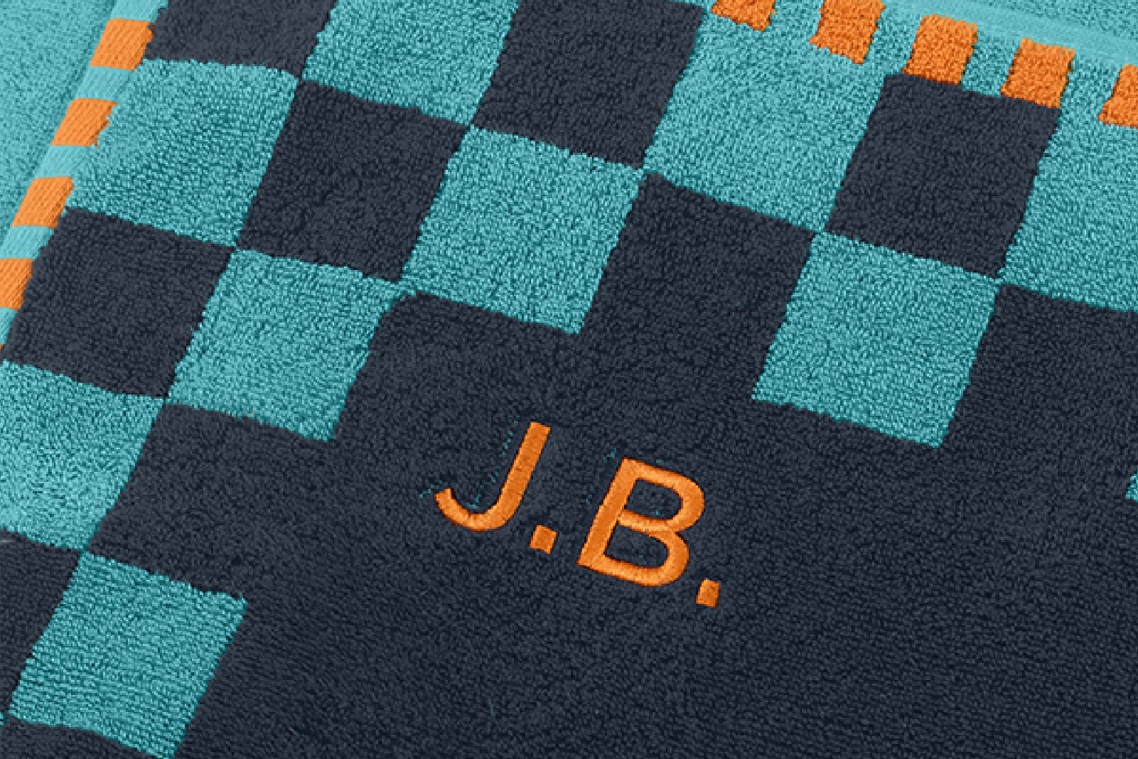 Seabed Beach & Bath Towel / Sea Boat Blue