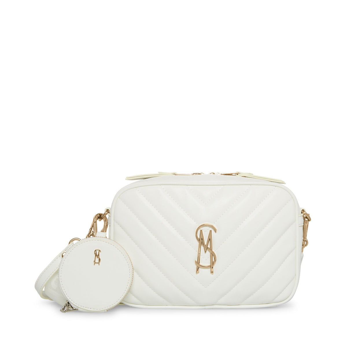 BZIRIA WHITE/GOLD - By STEVE MADDEN - Invoque