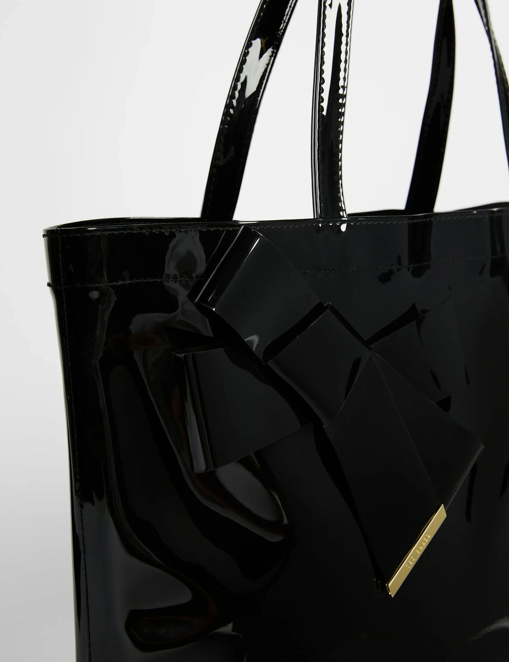 Women's NICON-Knot Bow Vinyl Icon Tote Bag