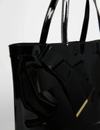 Women's NICON-Knot Bow Vinyl Icon Tote Bag