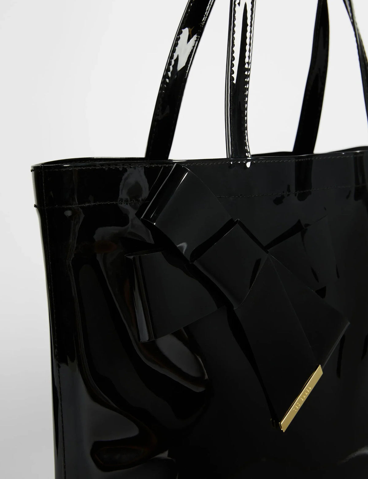 Women's NICON-Knot Bow Vinyl Icon Tote Bag