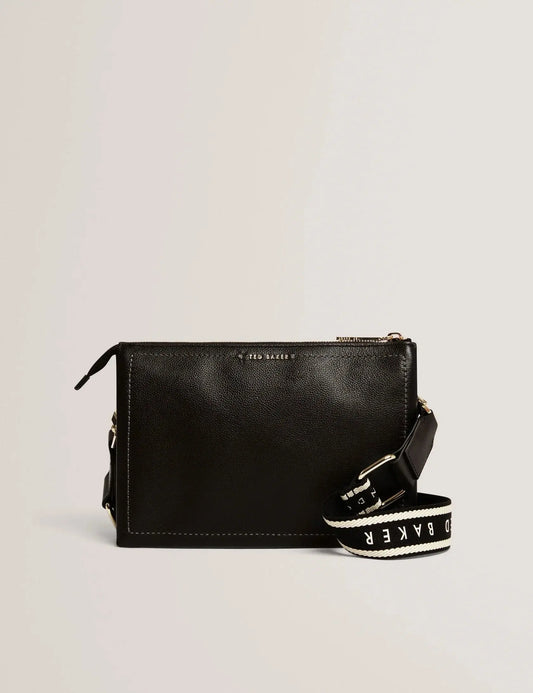 LARINDA: Webbing Small Leather Crossbody Bag - Bellabags Ted Baker