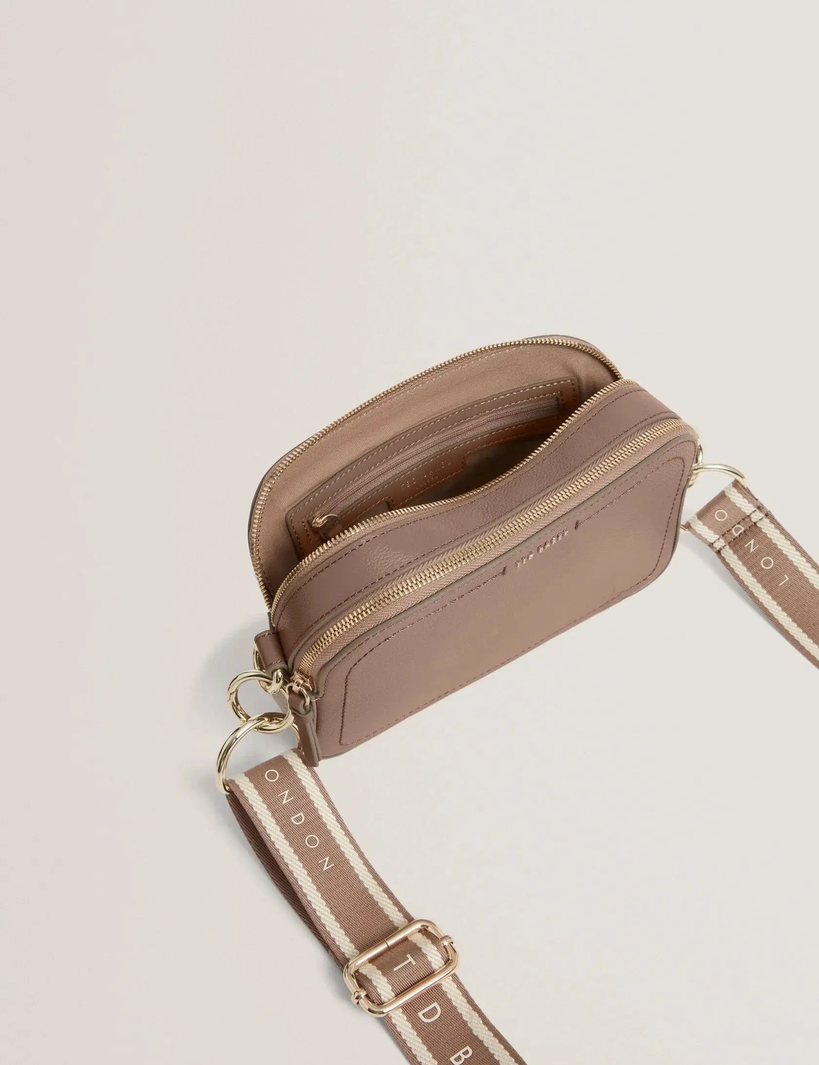 LUCEELE: Webbing Leather Crossbody Bag - Bellabags Ted Baker