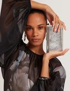 MAHIRAA: Crossbody Flapover Bag