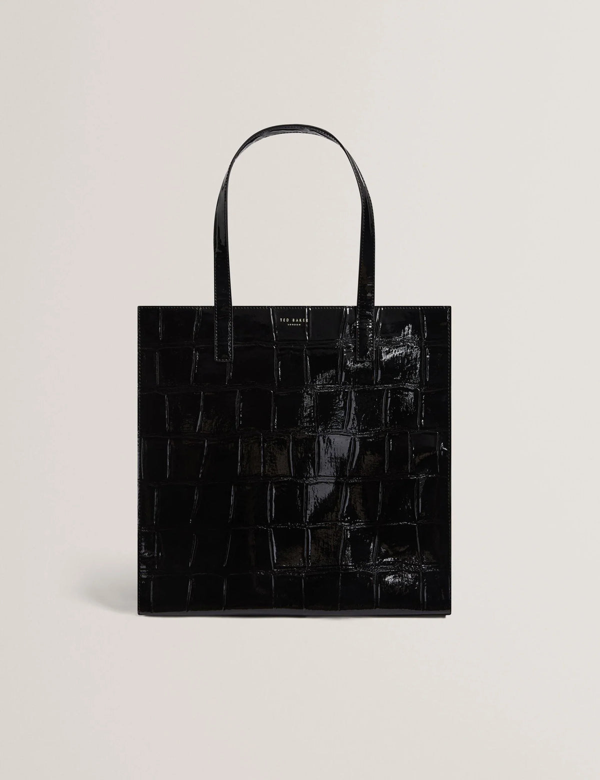 VANNDA: Croc Effect Icon Bag Large