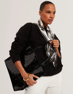 VANNDA: Croc Effect Large Icon Bag - 2025