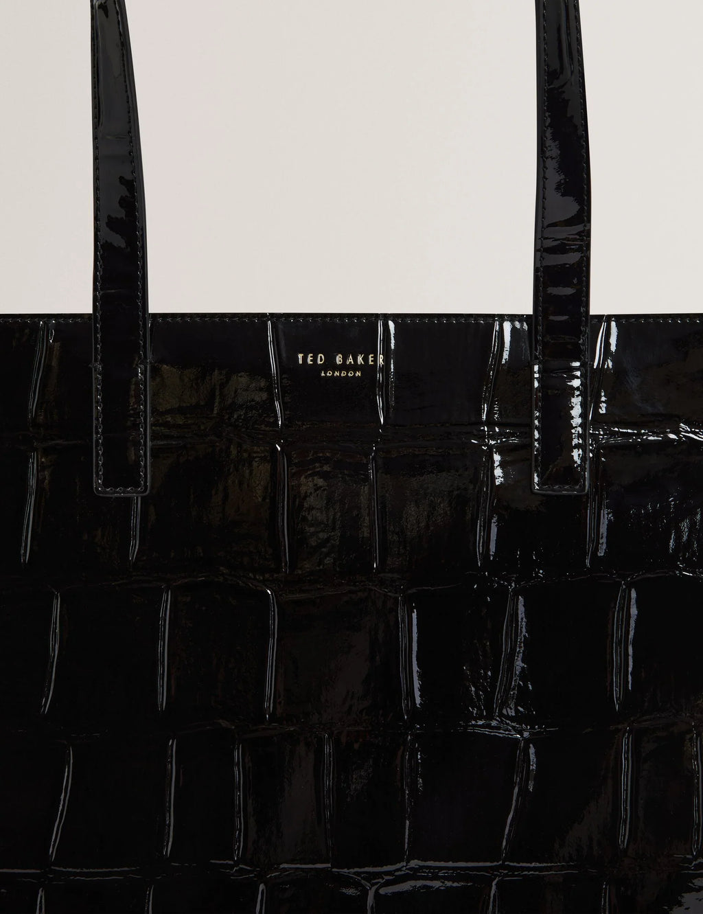 VANNDA: Croc Effect Icon Bag Large