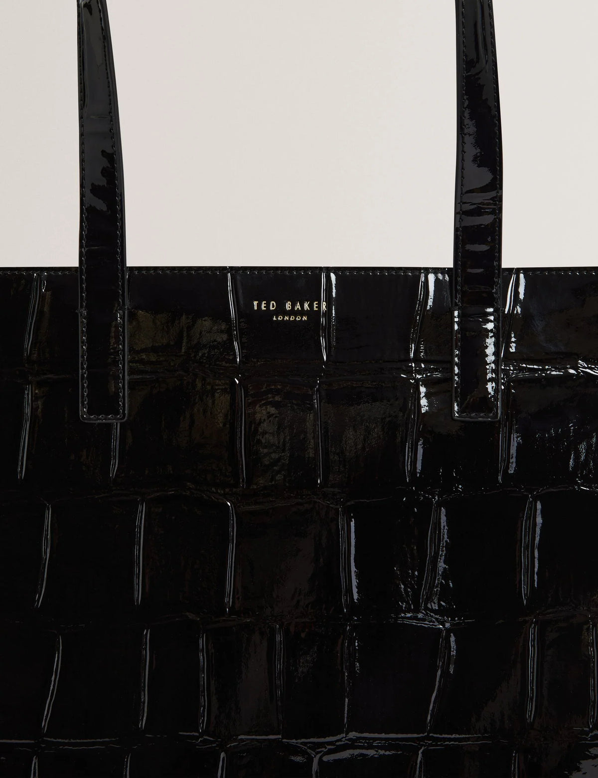 VANNDA: Croc Effect Icon Bag Large