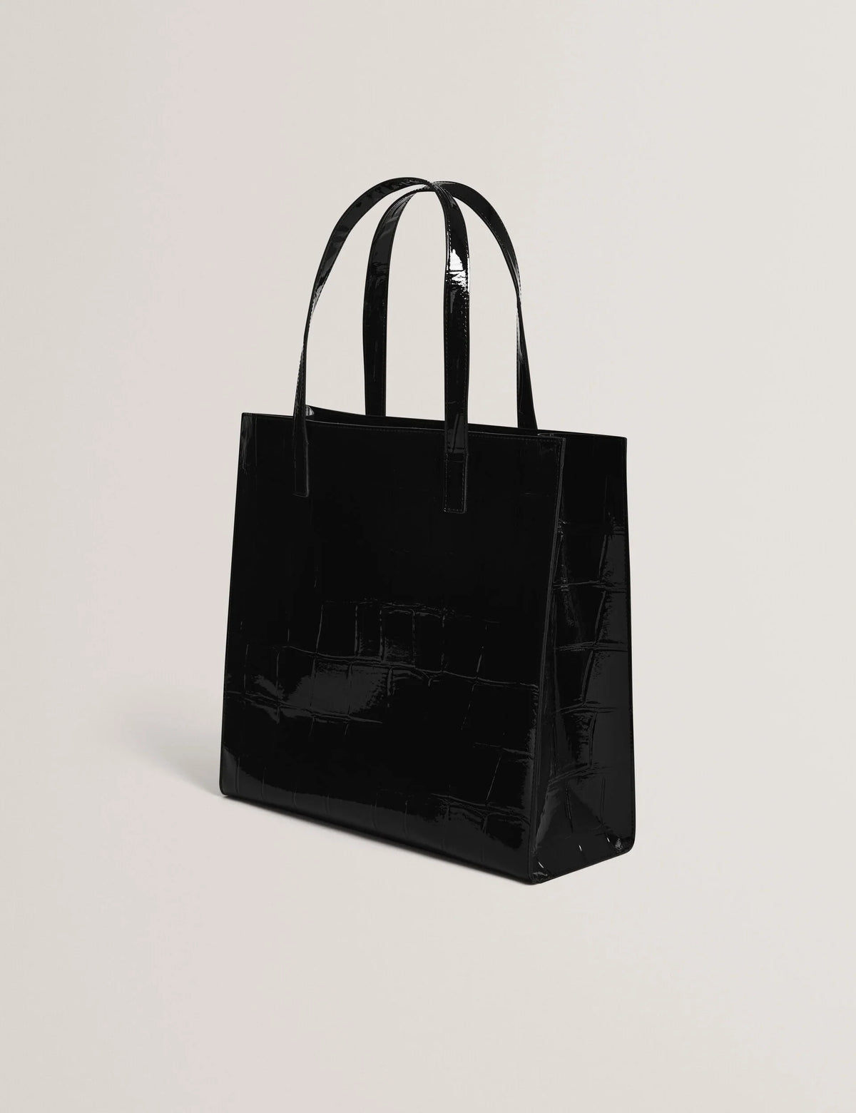 VANNDA: Croc Effect Icon Bag Large
